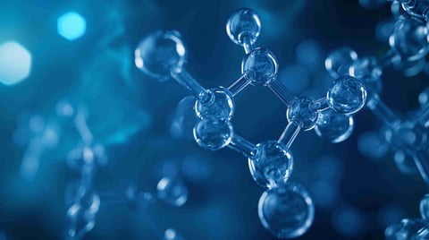 artistic impression of molecular level drugs